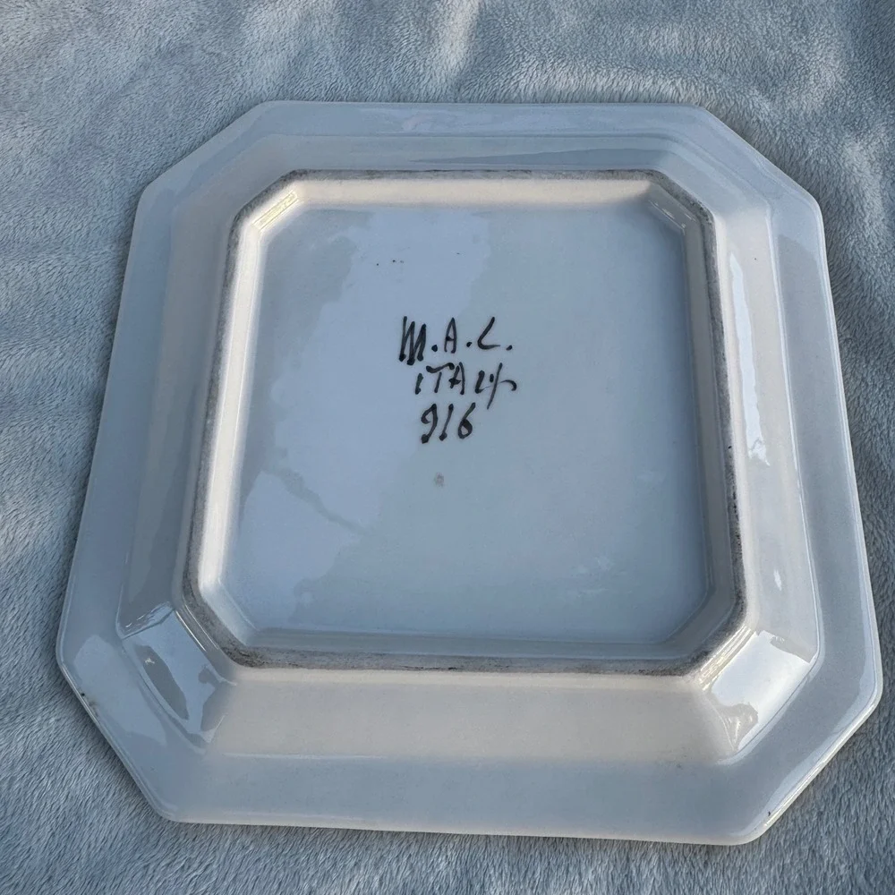 M.A.C. Italy Ceramic Plate 8.5